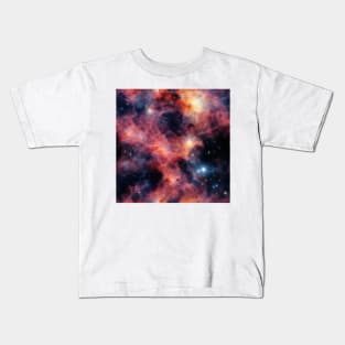 Deep Outer Space Pattern 10 Kids T-Shirt